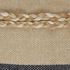 Denim Blue Braided Stripe Throw Pillow, 20 in.