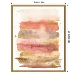 Desert Blooms II Framed Canvas Art Print