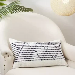 Diamond Weave Lumbar Pillow