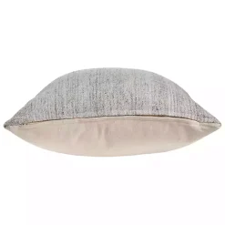 Distressed Gray Accent Pillow