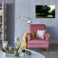 Diving Pig Canvas Art Print