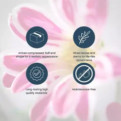 Dogwood Blossom Stems, Set of 6