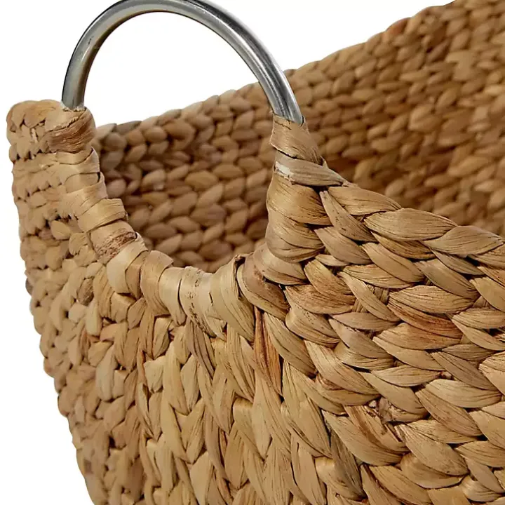 Dutch Woven Seagrass Baskets, Set of 4