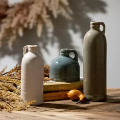 Earth Tones Jug Vases, Set of 3