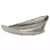 Earthy Abstract Cracked Silver Decorative Tray