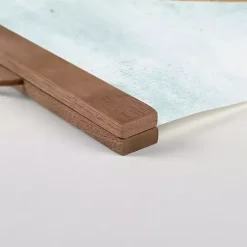 Easter Basket Bunny Teak Hanging Canvas Art Print