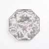 Emery Black Toile Salad Plate