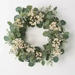 Eucalyptus and Wax Flower Wreath