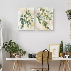 Eucalyptus I & II Canvas Art Prints, Set of 2