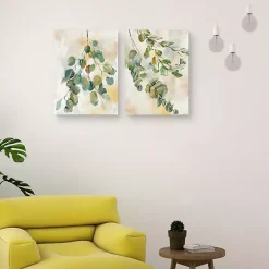 Eucalyptus I & II Canvas Art Prints, Set of 2