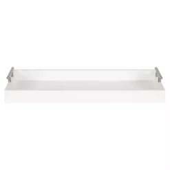 Evelyn White Narrow Decorative Tray