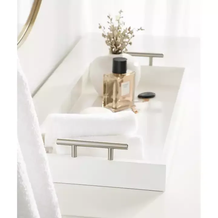 Evelyn White Narrow Decorative Tray