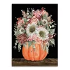 Fall Bouquet & Pumpkin Canvas Art Print, 18x24 in.