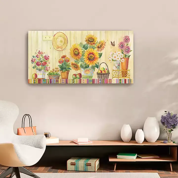 Fall Floral Canvas Art Print