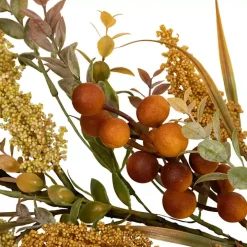 Fall Leaves and Berries Garland, 5 ft.