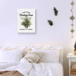 Farm Fresh Christmas Trees Canvas Print