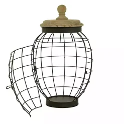 Farmhouse Wire Frame 2-pc. Decorative Jar Set