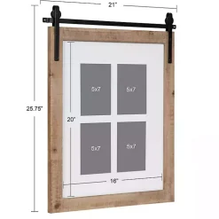 Farmhouse Wood and Metal Collage Frame