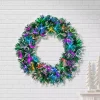 Fiber Optic Color Changing Christmas Wreath