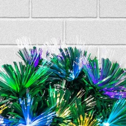 Fiber Optic Color Changing Christmas Wreath