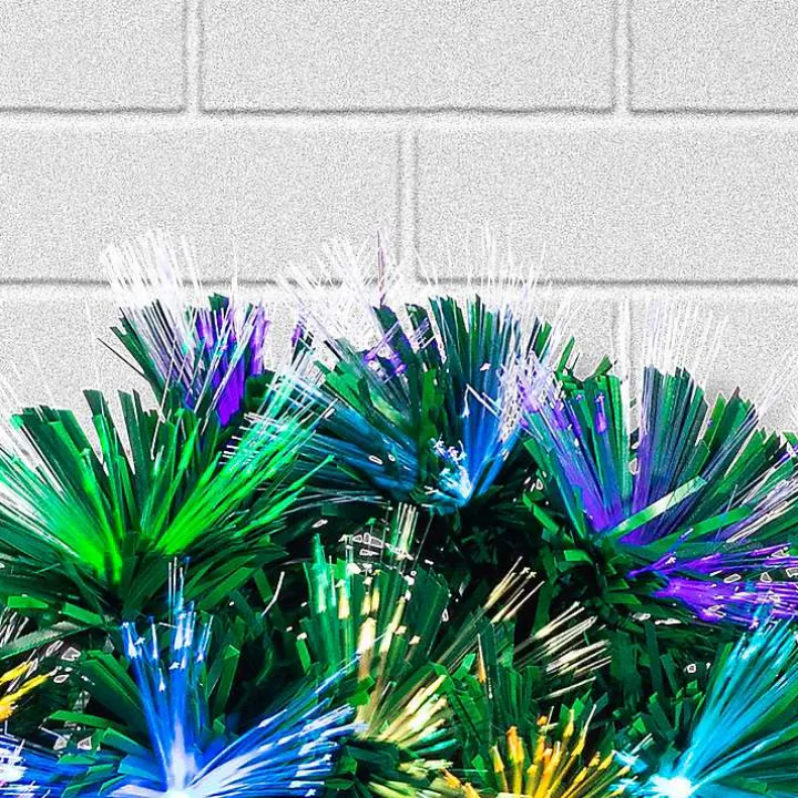 Fiber Optic Color Changing Christmas Wreath