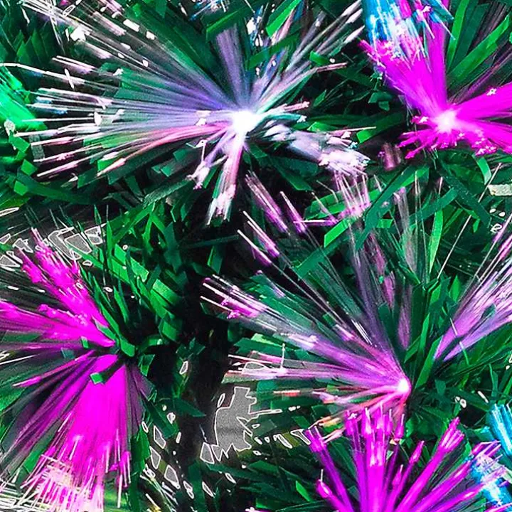 Fiber Optic Color Changing Christmas Wreath