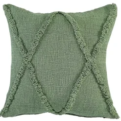 Forest Fringe Diamond Pillow, 20 in.