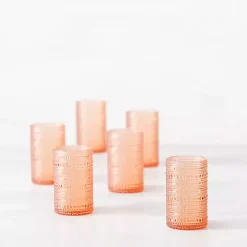 Fortessa Coral Orbetto Highball Glasses, Set of 4