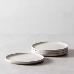 Fortessa Sand Ceramic Salad Plates, Set of 4