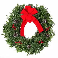 Fresh Cut Boxwood Blue Ridge Mountain Wreath
