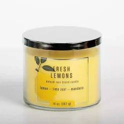 Fresh Lemons 14 oz. Triple Wick Jar Candle