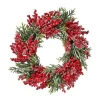Frosted Berry and Mini Spruce Christmas Wreath