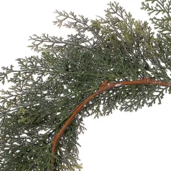 Frosted Cedar Christmas Wreath