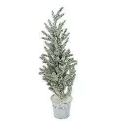 Frosty Potted Angel Pine Tree