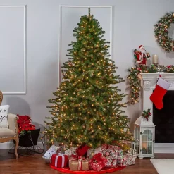 7.5 ft. Clear Lit Norfolk Pine Christmas Tree