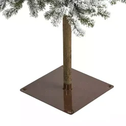 6 ft. Flocked Pre-Lit Alpine Christmas Tree