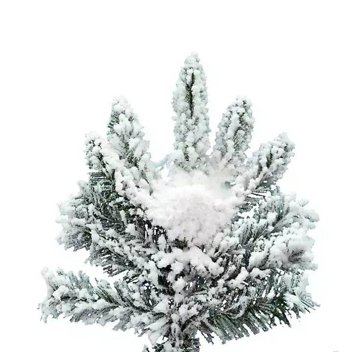 7.5 ft. Flocked Slim Utica Fir Christmas Tree