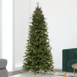 6.5 ft. Pre-Lit Douglas Fir Slim Christmas Tree