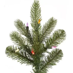 5.5 ft. Pre-Lit Multicolor Spruce Christmas Tree