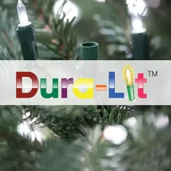 5.5 ft. Pre-Lit Multicolor Spruce Christmas Tree