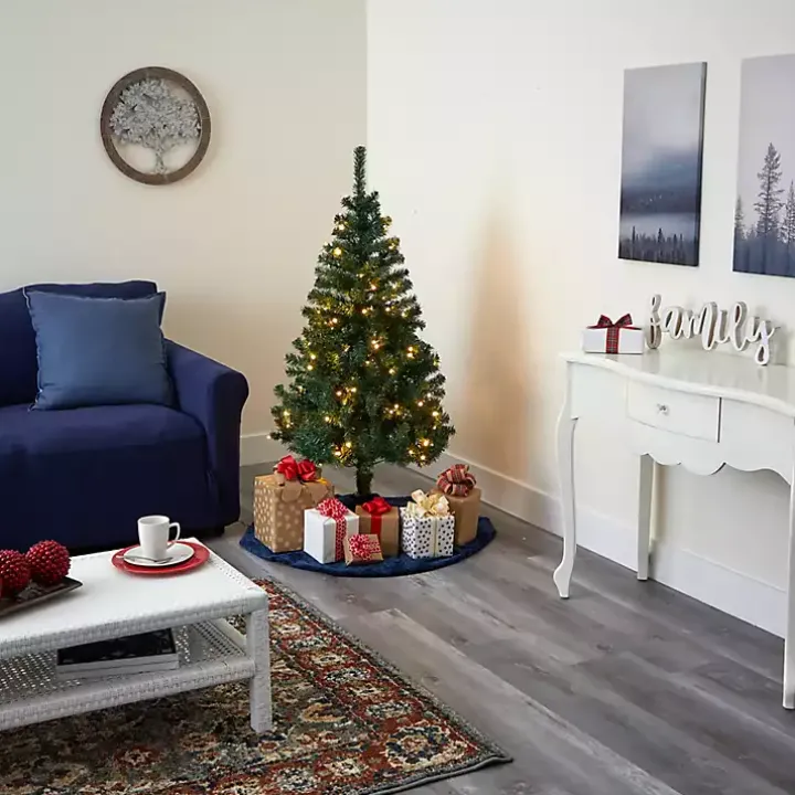 4 ft. Pre-Lit Northern Pine Christmas Tree