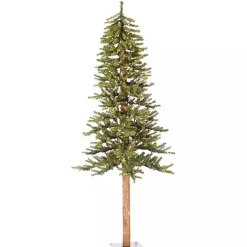 6 ft. Pre-Lit Warm Natural Alpine Christmas Tree