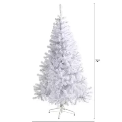 6 ft. Pre-Lit White Christmas Tree