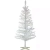 4 ft. Pre-Lit White Tinsel Christmas Tree
