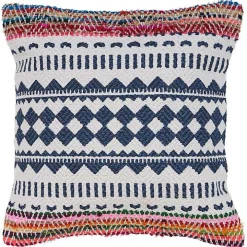 Geometric Stripe Throw Pillow