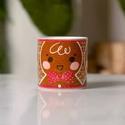 Gingerbread Man Jar Candle