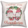 Gnome for Christmas Wreath Pillow