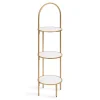 Gold Arched 3-Tier Plant Stand