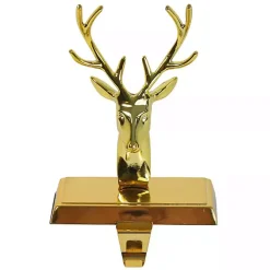 Gold Deer Stocking Holder