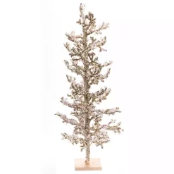 Gold Jeweled Twig Christmas Tree